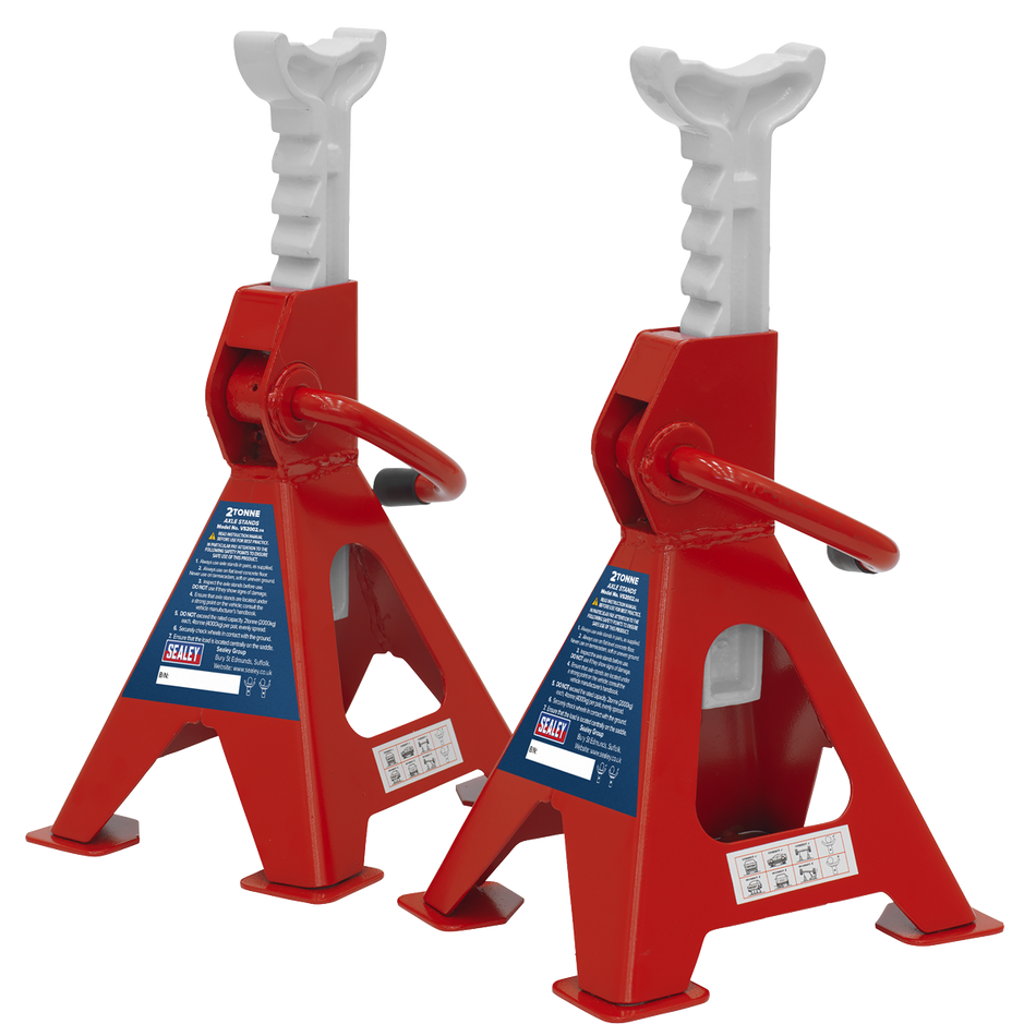 VS2002 Ratchet Type Axle Stands (Pair) 2 Tonne Capacity per Stand
