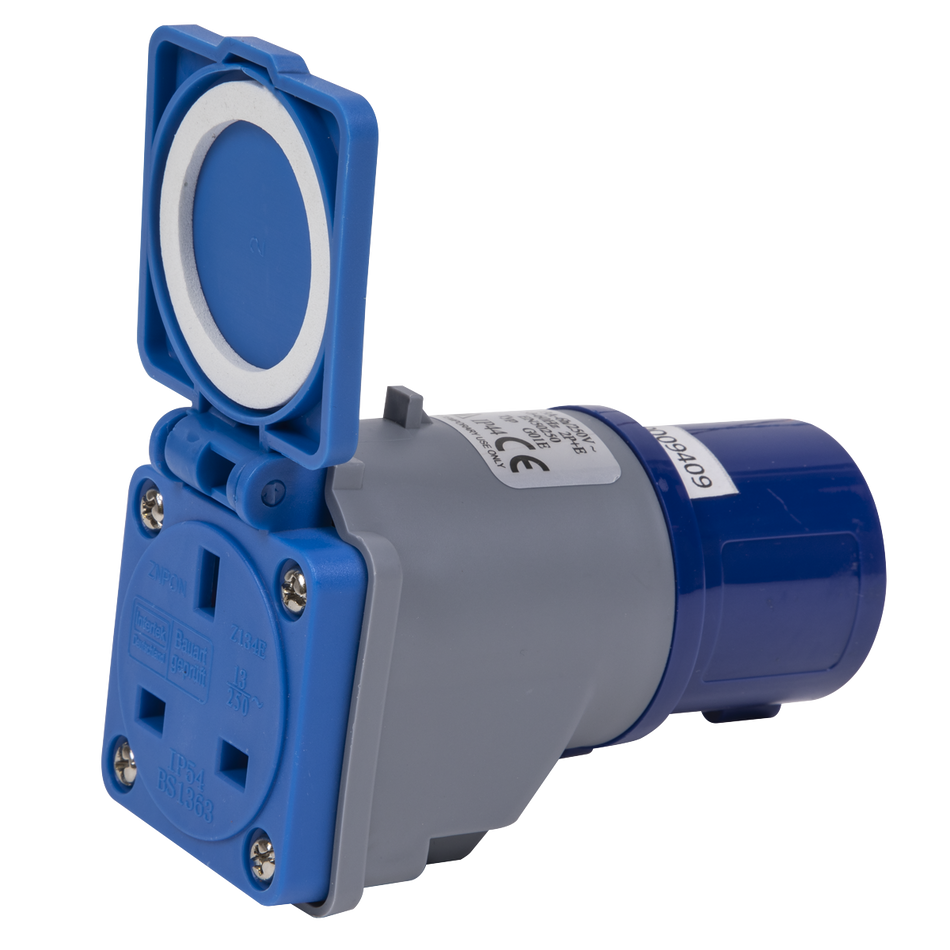 W1613PS Socket Adaptor 16A/13A 230V