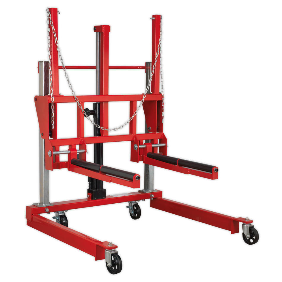 W508T Wheel Removal Trolley with Adjustable Width 500kg Capacity