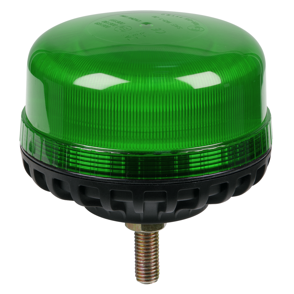WB951LEDG Warning Beacon with 12mm Bolt Fixing 36W SMD LED 12/24V - Green