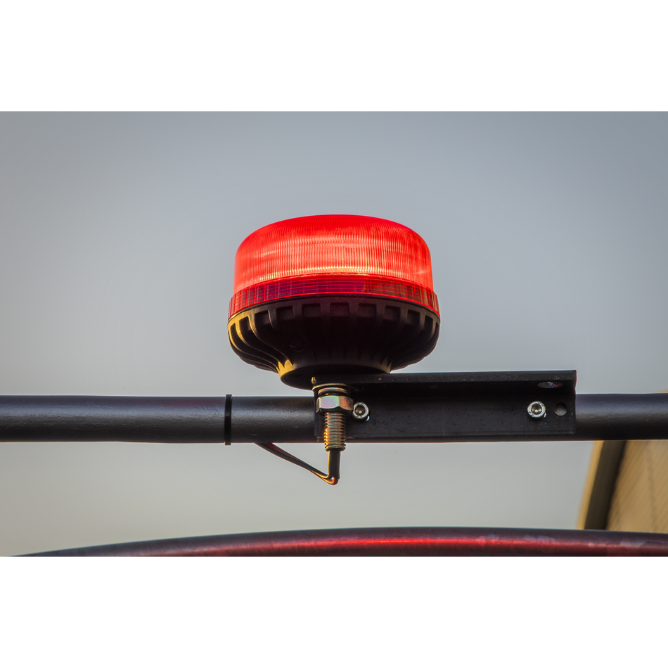 WB951LEDR Warning Beacon with 12mm Bolt Fixing 36W SMD LED 12/24V - Red