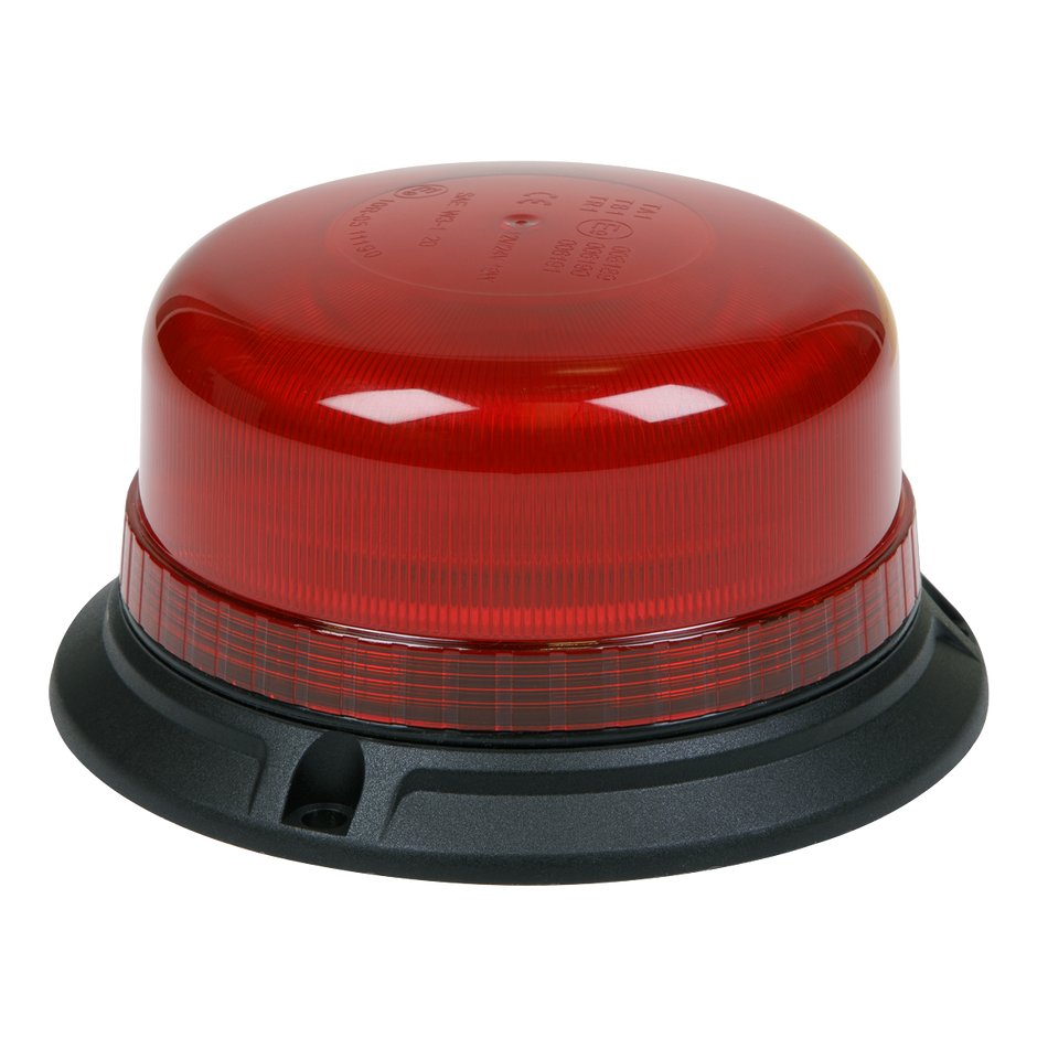 WB952LEDR Warning Beacon with Bolt Fixing 3 x 6.5mm 36W SMD LED 12/24V - Red