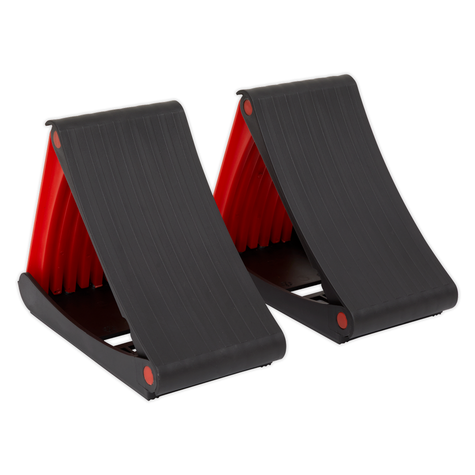 WCF01 Folding Wheel Chocks - Pair