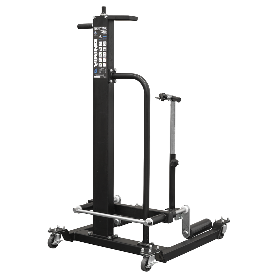 WD50QLS Viking Quick Lift Wheel Removal/Lifter Trolley 50kg Capacity