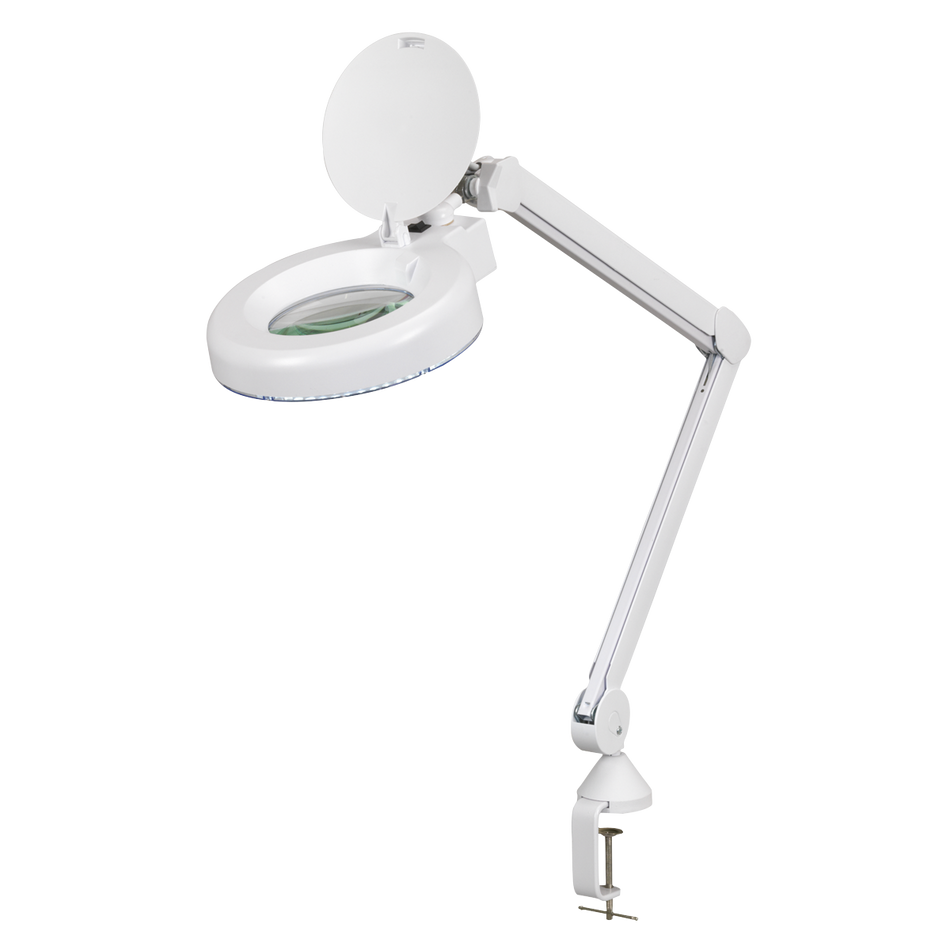 WL483D Bench Mounting Magnifying Worklight 48 SMD LED 230V