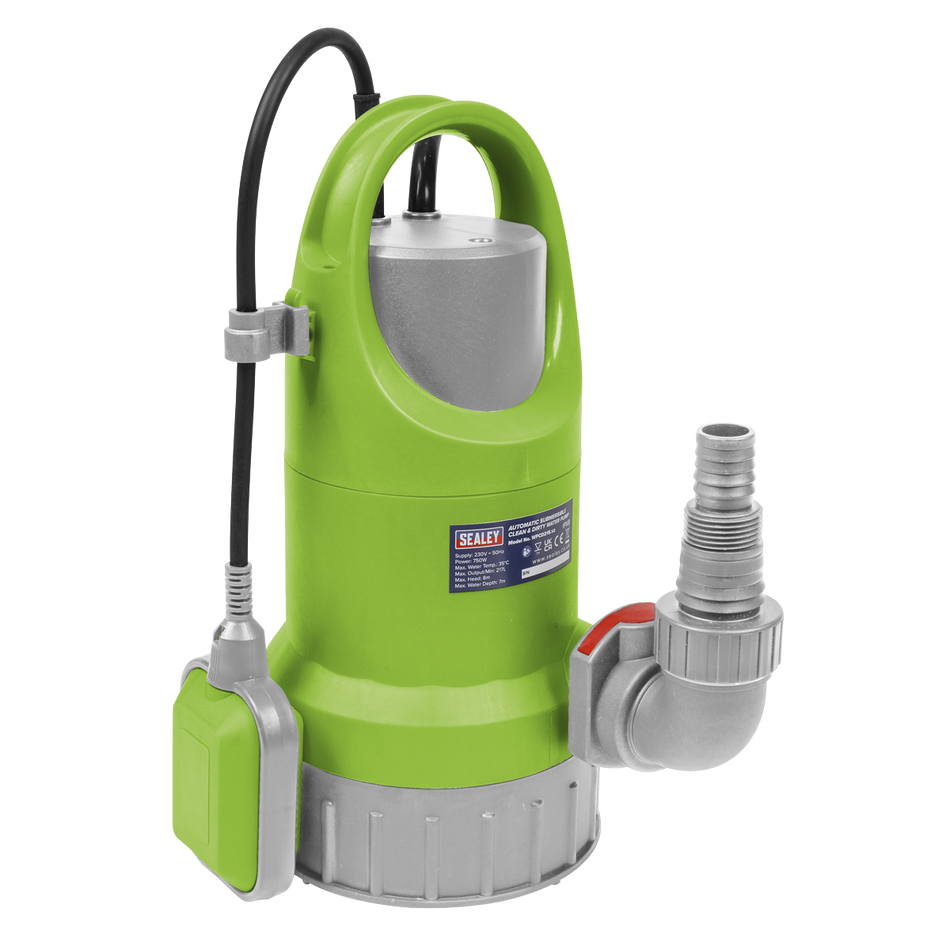 WPCD215 Submersible Clean & Dirty Water Pump Automatic 217L/min 230V
