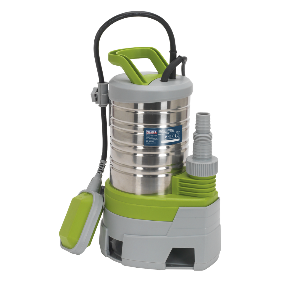 WPS225P Submersible Stainless Water Pump Automatic Dirty Water 225L/min 230V