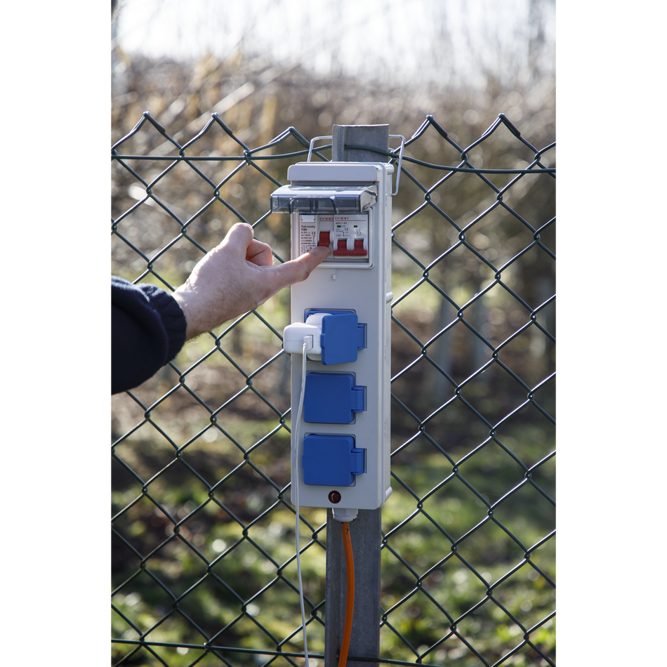 WSC16133 Caravan & Camping Mains Unit 15m with RCD