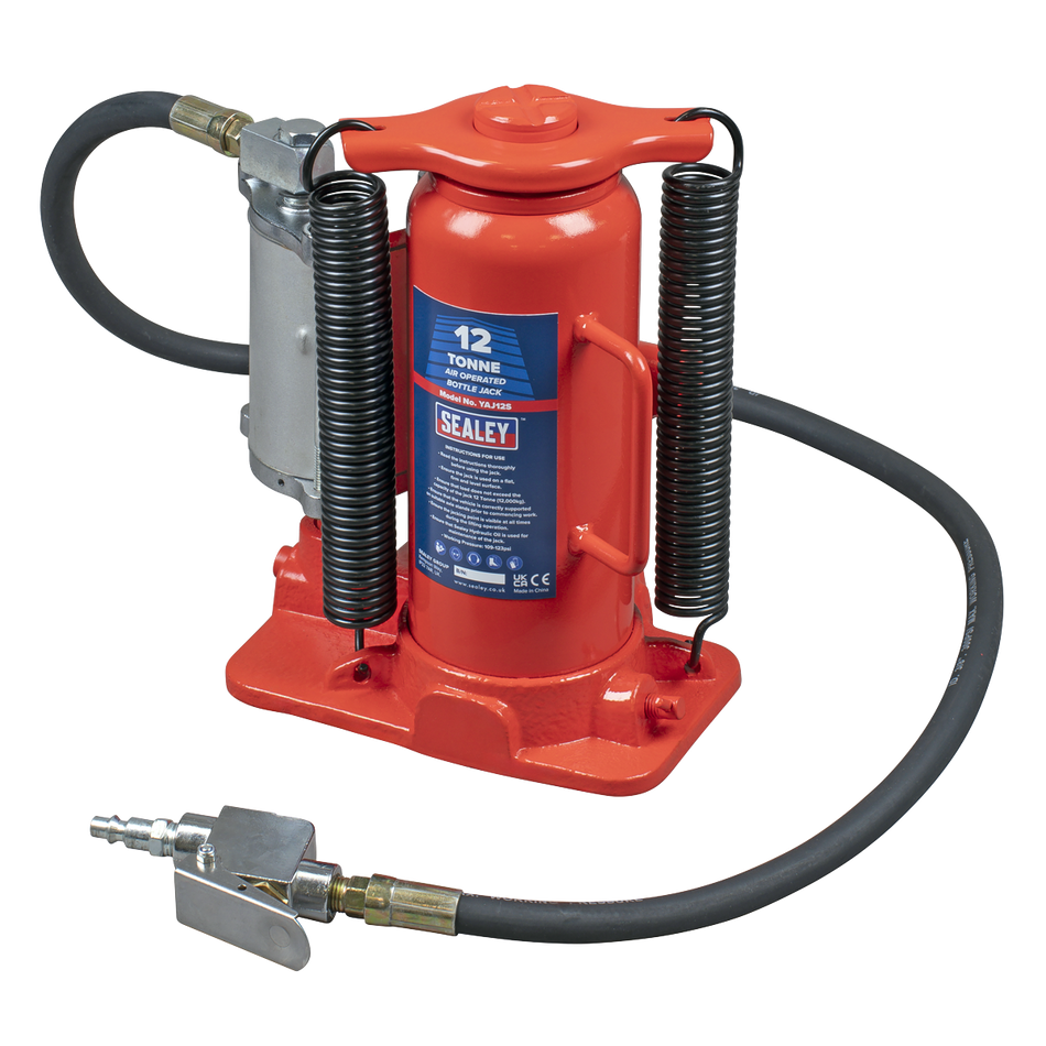 YAJ12S Air Operated Hydraulic Bottle Jack 12 Tonne
