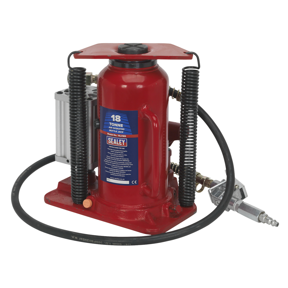 YAJ18S Air Operated Hydraulic Bottle Jack 18 Tonne