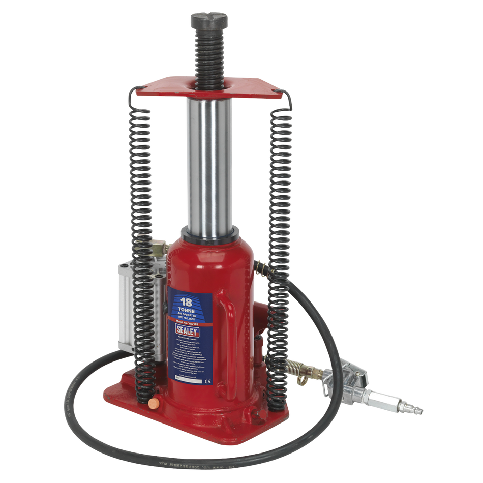 YAJ18S Air Operated Hydraulic Bottle Jack 18 Tonne