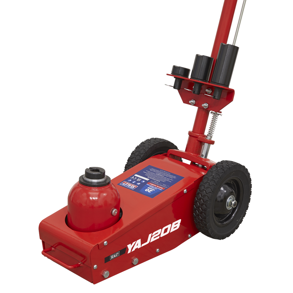 YAJ20B Air Operated Single Stage Trolley Jack 20 Tonne