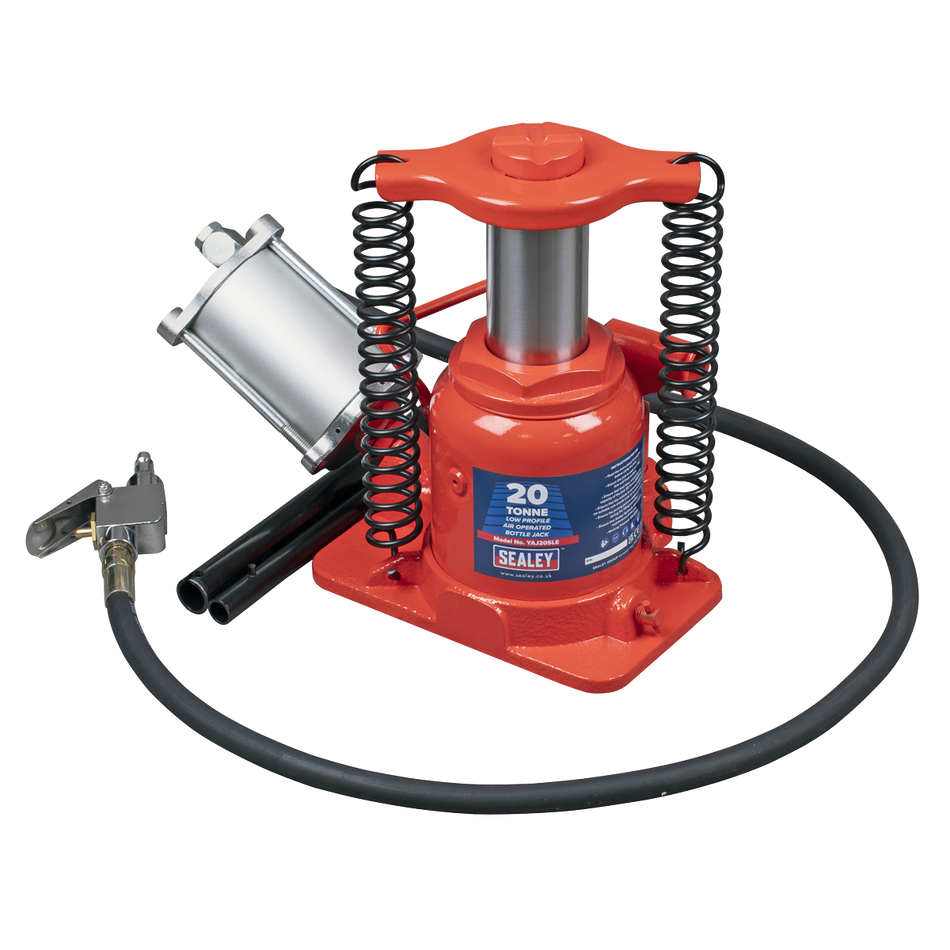 YAJ20SLE Low Profile Air Operated Hydraulic Bottle Jack 20 Tonne