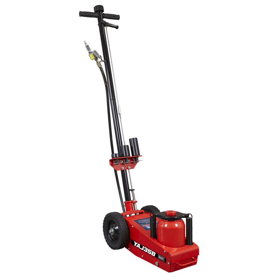YAJ35B Air Operated Single Stage Trolley Jack 35 Tonne