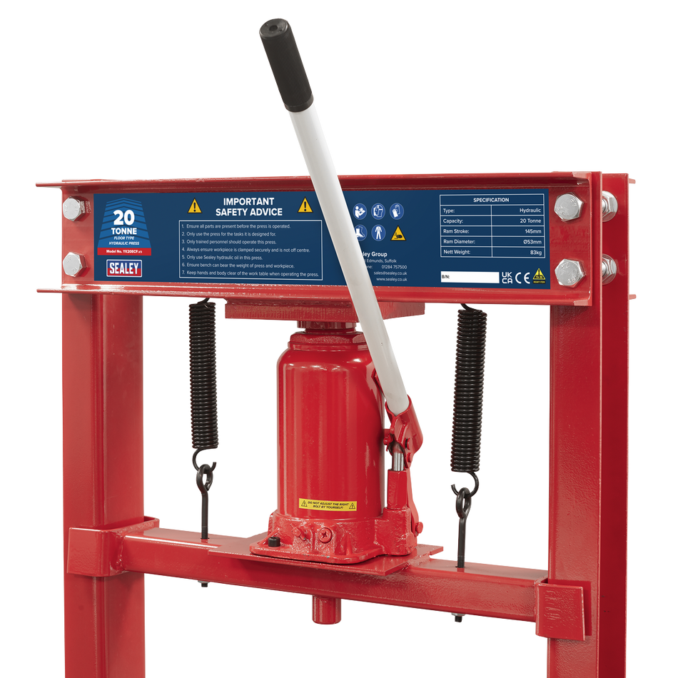 YK20ECF Hydraulic Floor Type Press 20 Tonne