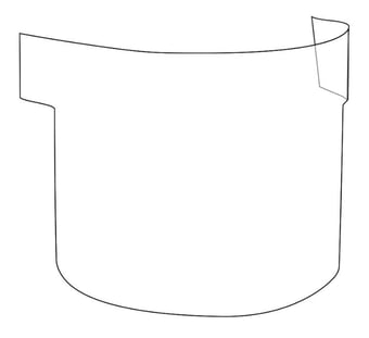 PowerCap Infinity / Jetstream - Peel off visor protectors (Pack of 10)