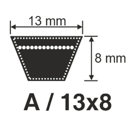 A18.5 X'Set Classical Wrapped V-Belt