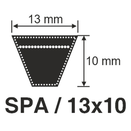 SPA807 X'Set Wrapped Wedge V-Belt