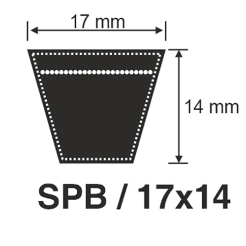 SPB9000 X'Set Wrapped Wedge V-Belt