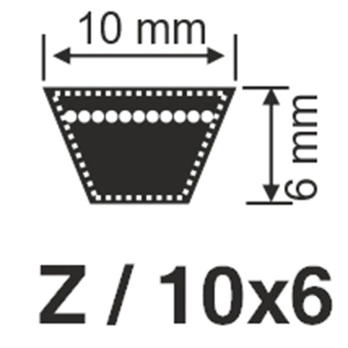 Z80 X'Set Classical Wrapped V-Belt