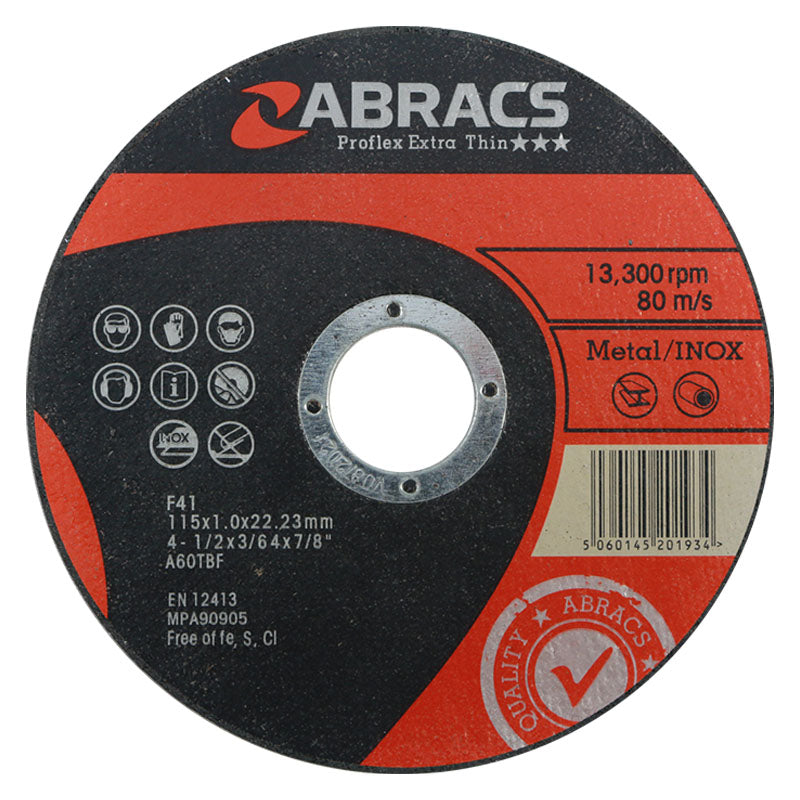 Proflex Metal Cutting Disc 115mm